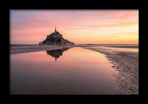 Mont Saint Michel At Sunrise