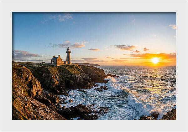 Montauk Point Lighthouse Dusk Glow
