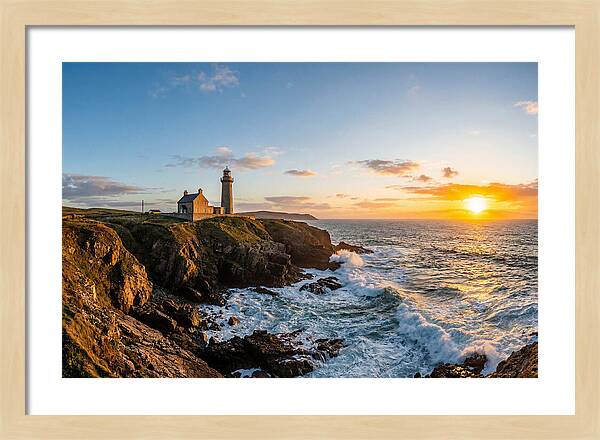 Montauk Point Lighthouse Dusk Glow