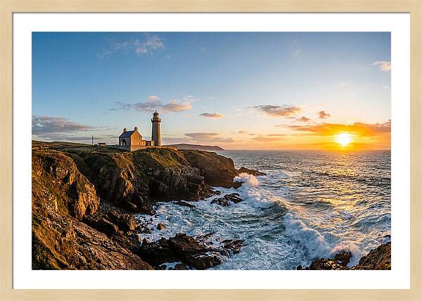 Montauk Point Lighthouse Dusk Glow