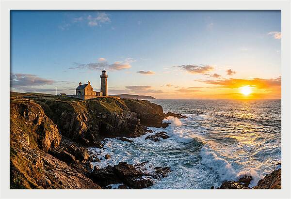 Montauk Point Lighthouse Dusk Glow