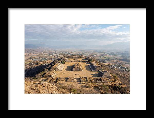 Monte Alban From Surrounding Hills