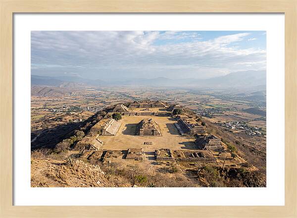Monte Alban From Surrounding Hills