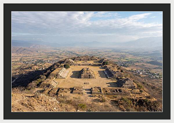 Monte Alban From Surrounding Hills