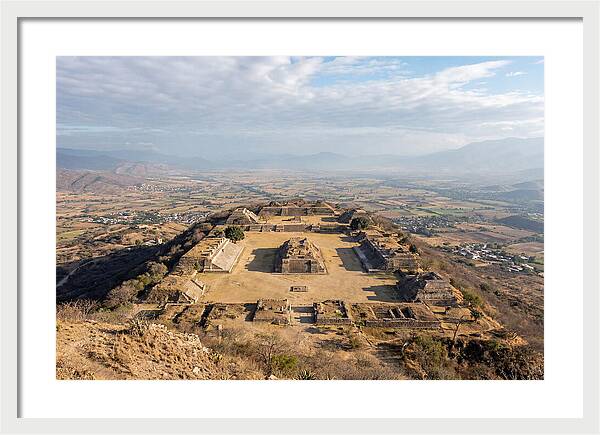 Monte Alban From Surrounding Hills