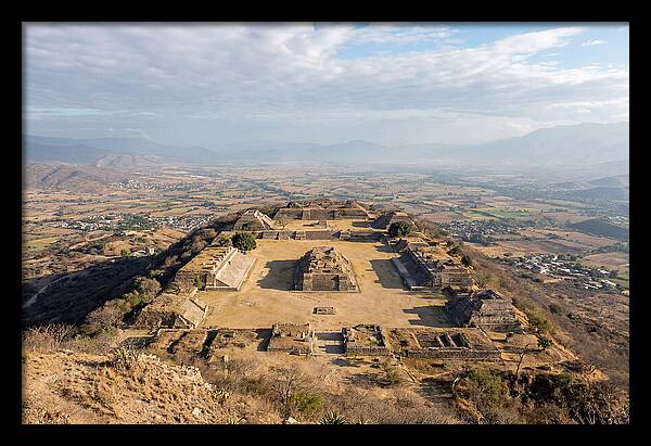 Monte Alban From Surrounding Hills