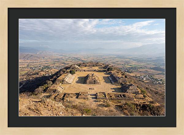 Monte Alban From Surrounding Hills