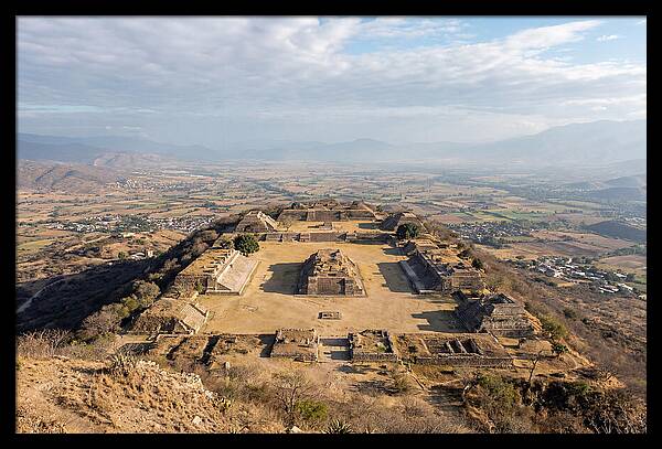 Monte Alban From Surrounding Hills