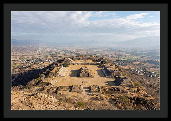 Monte Alban From Surrounding Hills
