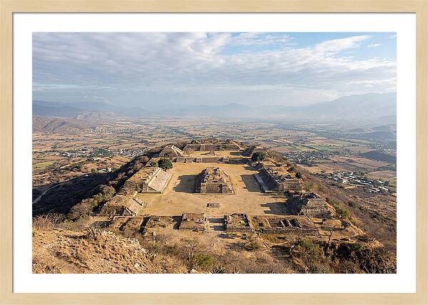 Monte Alban From Surrounding Hills