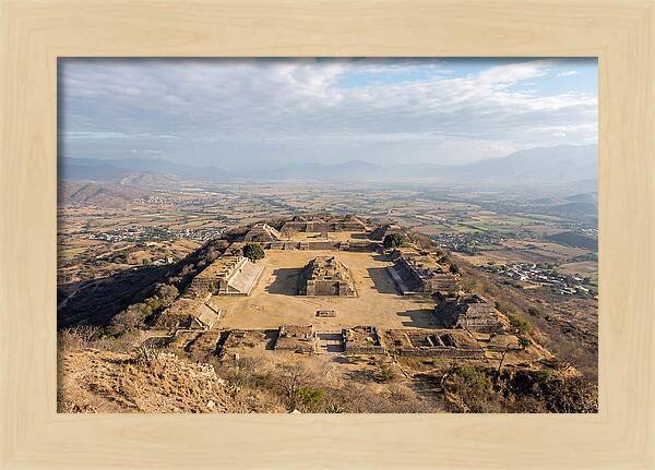 Monte Alban From Surrounding Hills