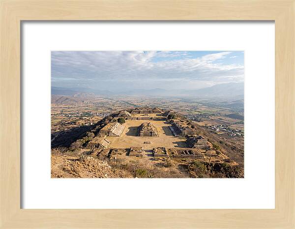 Monte Alban From Surrounding Hills