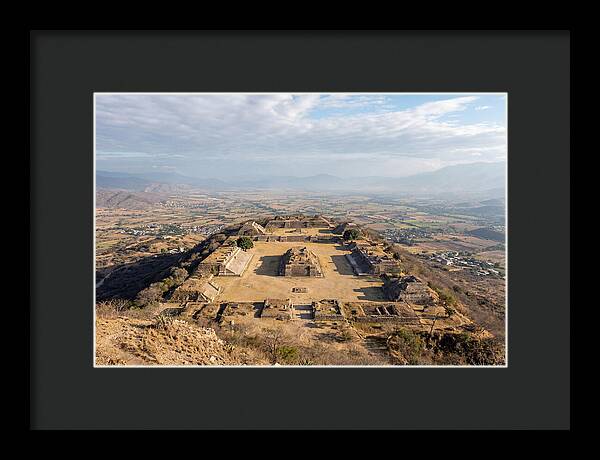 Monte Alban From Surrounding Hills