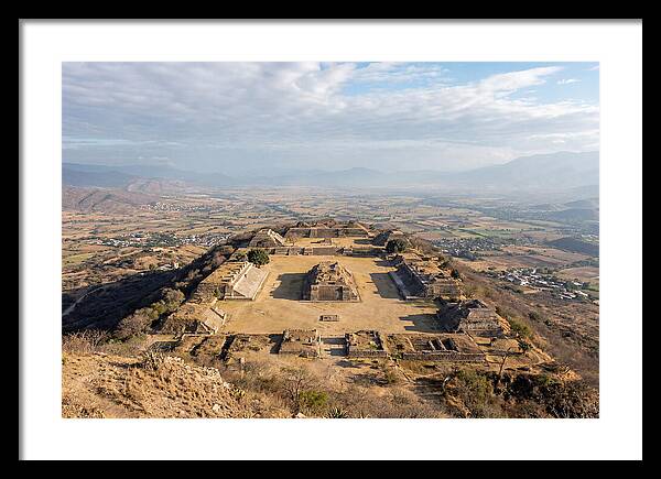 Monte Alban From Surrounding Hills