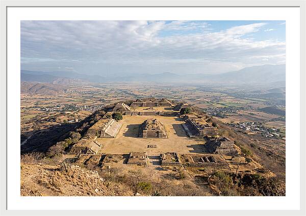 Monte Alban From Surrounding Hills