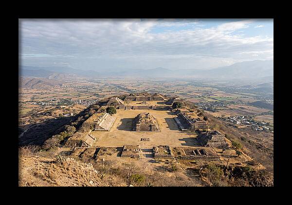 Monte Alban From Surrounding Hills