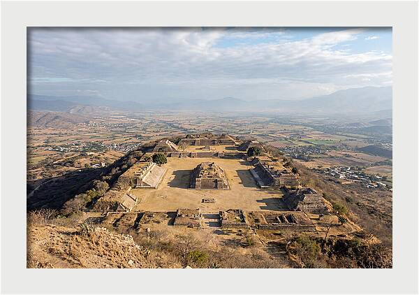 Monte Alban From Surrounding Hills