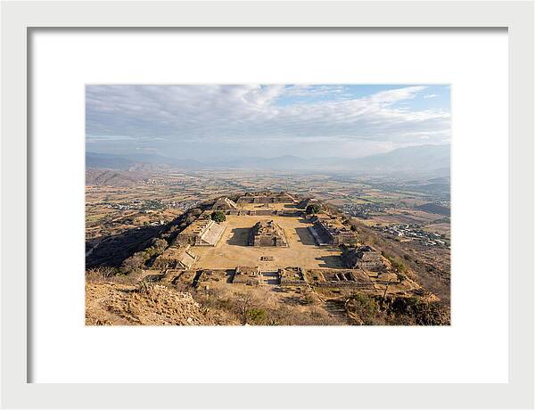 Monte Alban From Surrounding Hills
