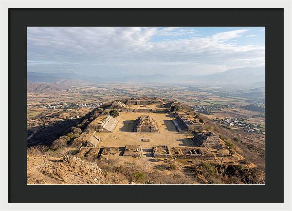 Monte Alban From Surrounding Hills