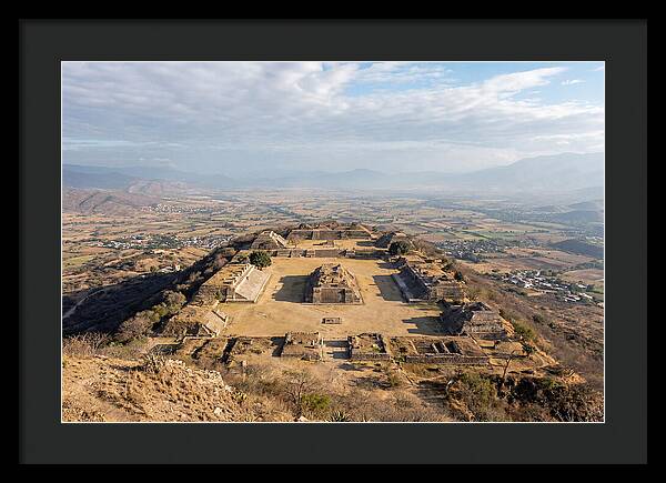 Monte Alban From Surrounding Hills