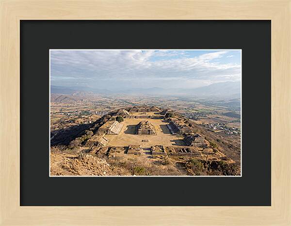 Monte Alban From Surrounding Hills