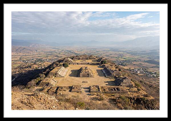 Monte Alban From Surrounding Hills
