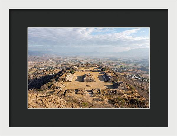 Monte Alban From Surrounding Hills