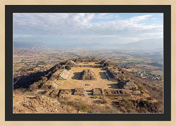 Monte Alban From Surrounding Hills