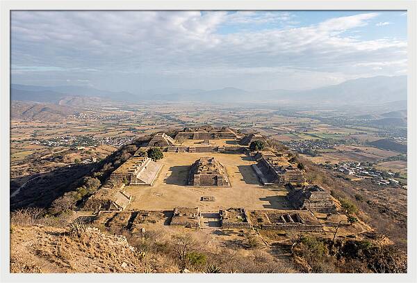 Monte Alban From Surrounding Hills