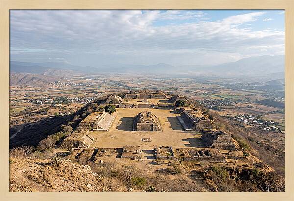 Monte Alban From Surrounding Hills