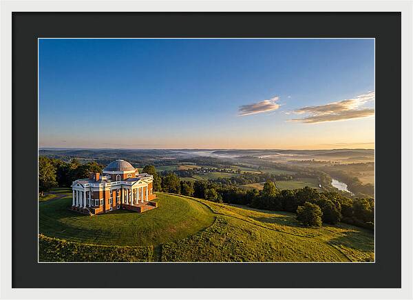 Monticello At Dawn