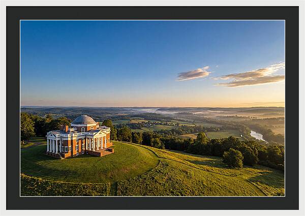 Monticello At Dawn