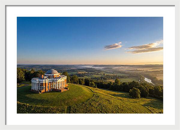 Monticello At Dawn