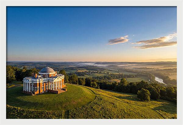 Monticello At Dawn
