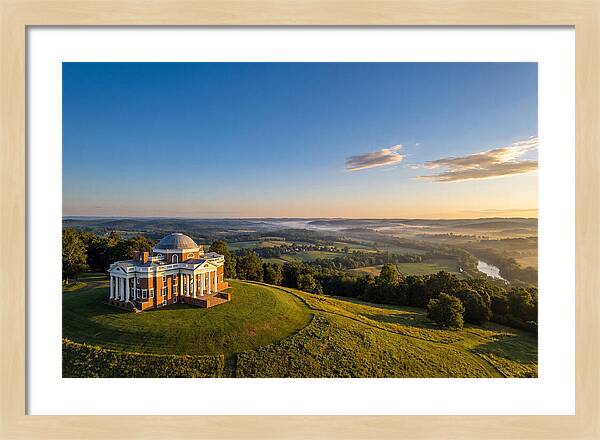 Monticello At Dawn