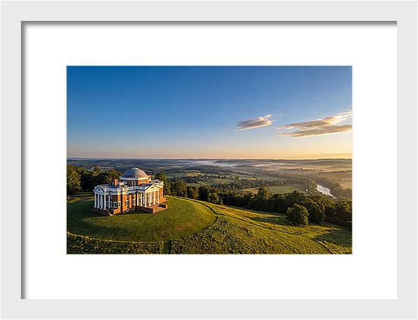 Monticello At Dawn