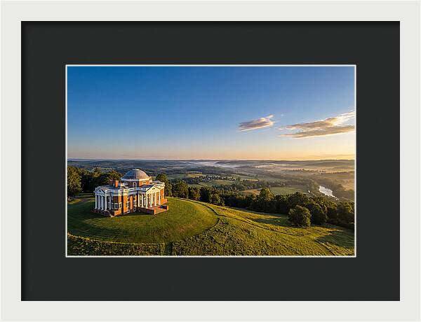 Monticello At Dawn