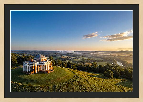 Monticello At Dawn