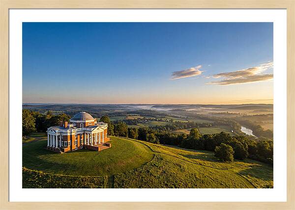 Monticello At Dawn