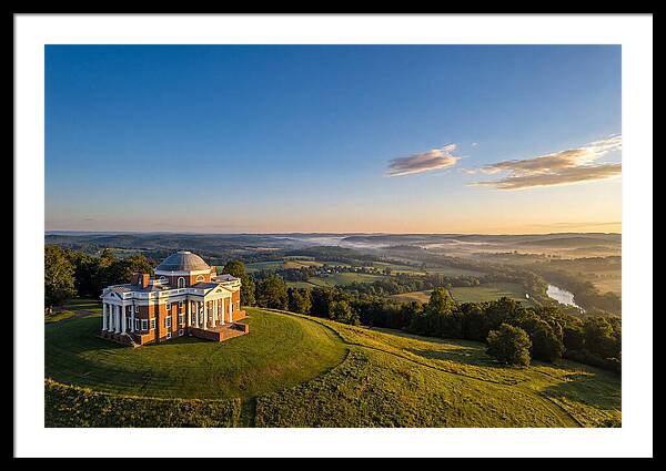 Monticello At Dawn