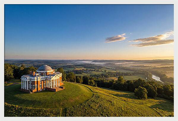 Monticello At Dawn