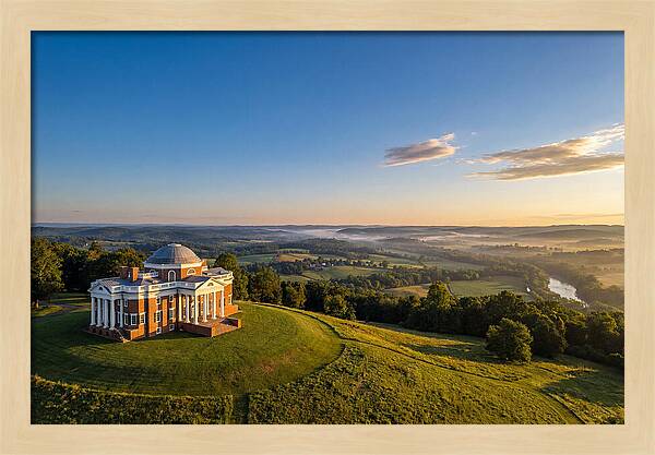 Monticello At Dawn