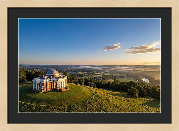 Monticello At Dawn