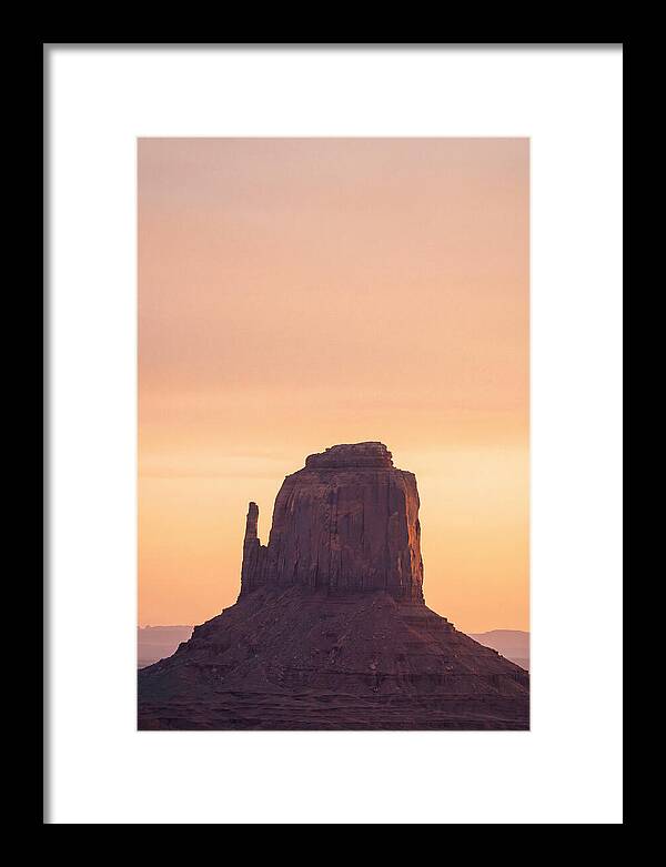 Monument Valley Butte Silhouette