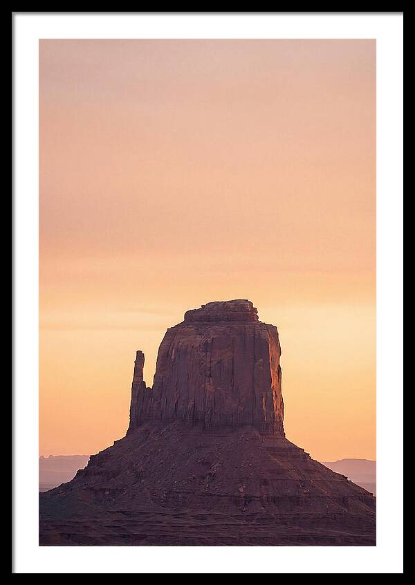 Monument Valley Butte Silhouette