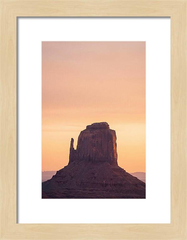 Monument Valley Butte Silhouette