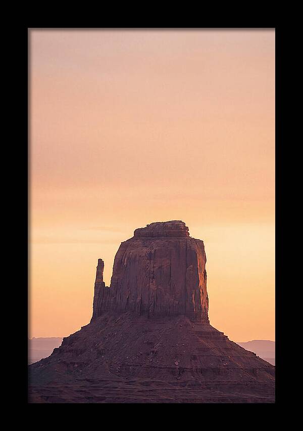 Monument Valley Butte Silhouette
