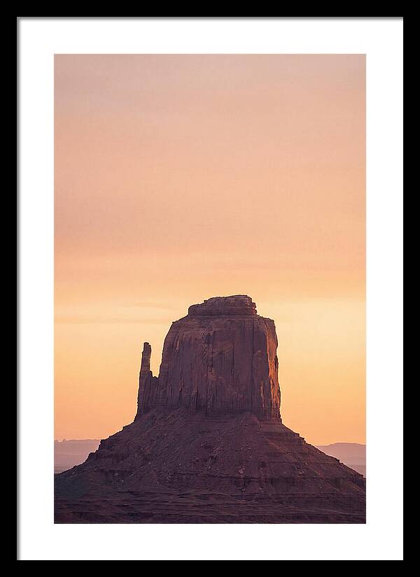 Monument Valley Butte Silhouette