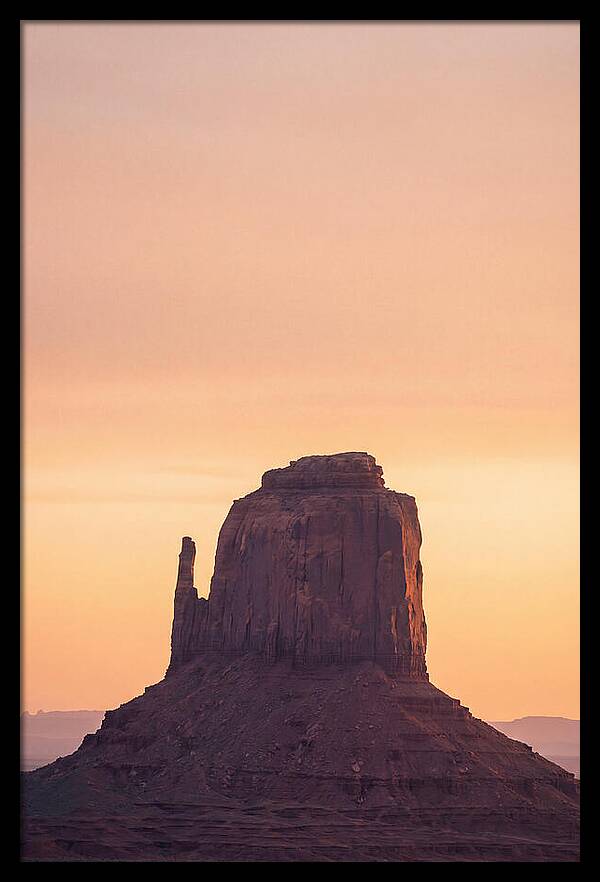 Monument Valley Butte Silhouette