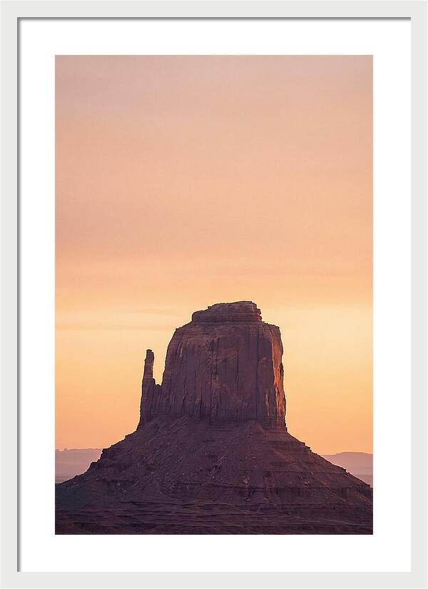 Monument Valley Butte Silhouette